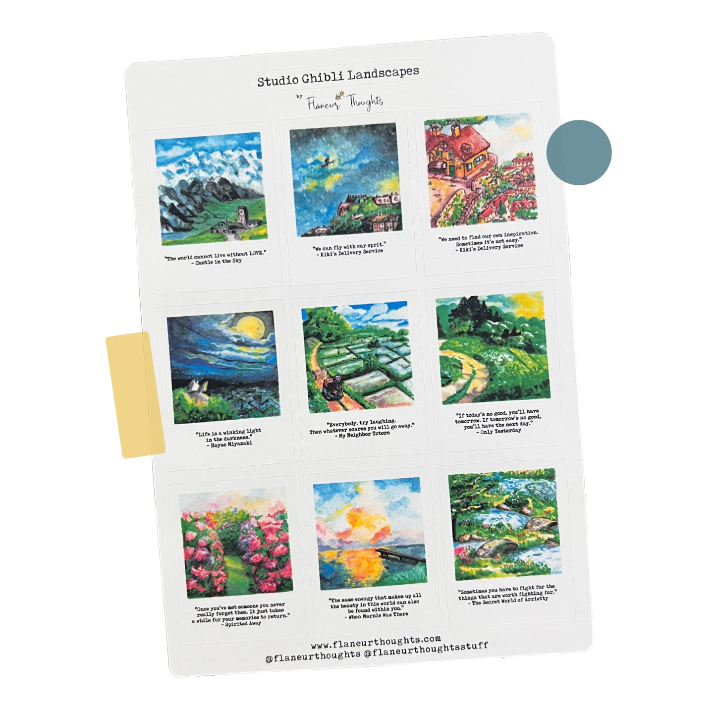 Studio Ghibli Landscapes