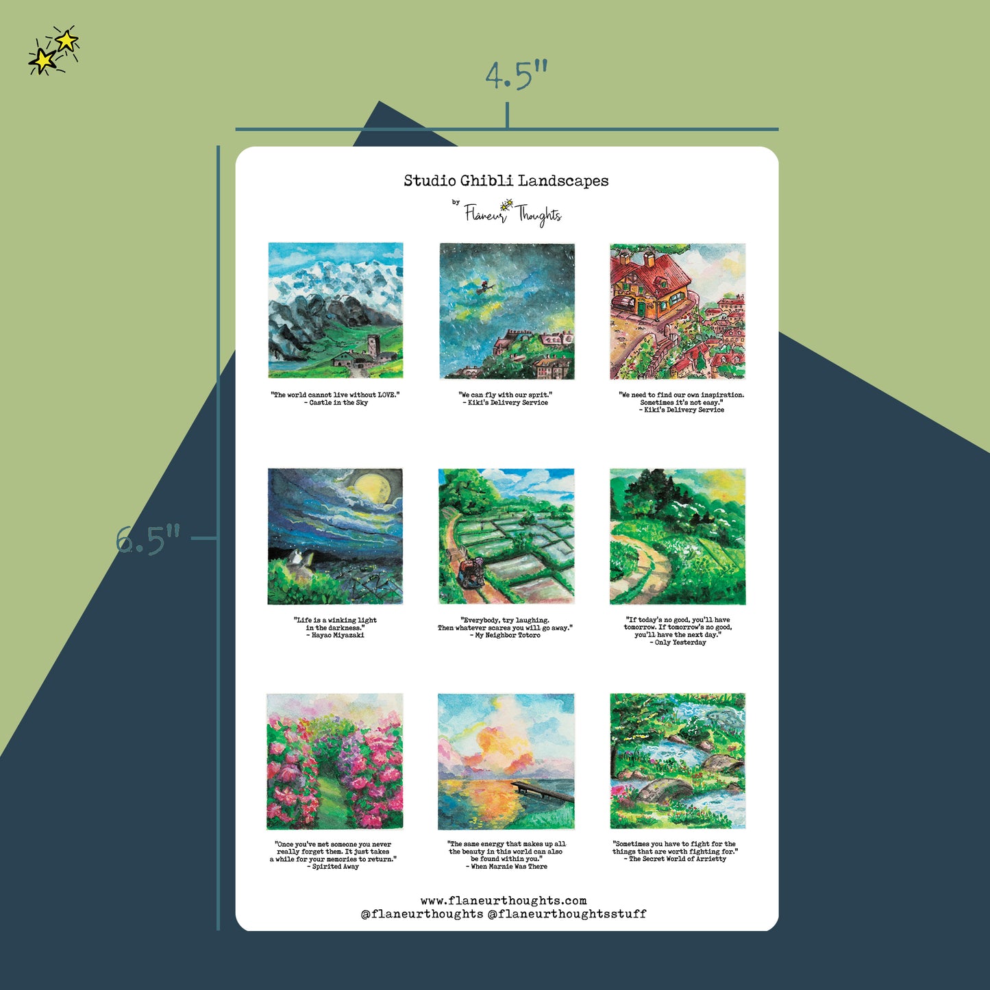 Studio Ghibli Landscapes