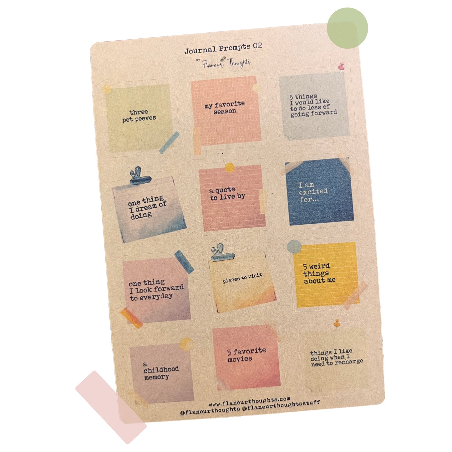 Journal Prompts 01 to 02